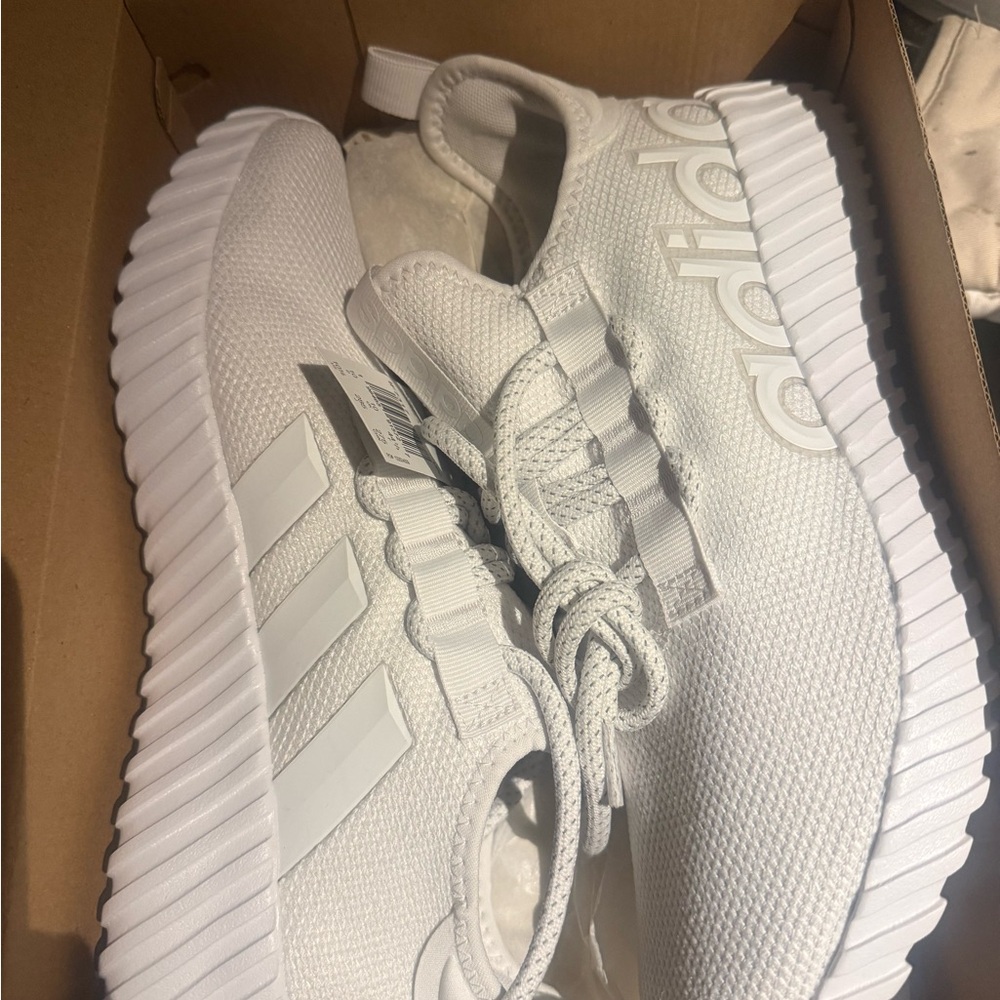 adidas Kaptir 3.0 White Running Shoes